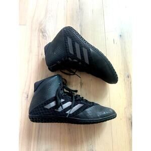 adidas Men's Mat Wizard 4 Wrestling Shoe Size 7 Black Sports gear
